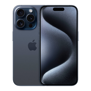 Apple iPhone 15 Pro Factory Unlocked 128GB Blue Titanium MTQQ3LL/A Smartphone