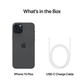 Apple iPhone 15 Plus Factory Unlocked 128GB Black MTXR3LL/A iOS Smartphone