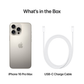 Apple iPhone 16 Pro Max Factory Unlocked 512G Natural Titanium MYWA3LL/A iOS