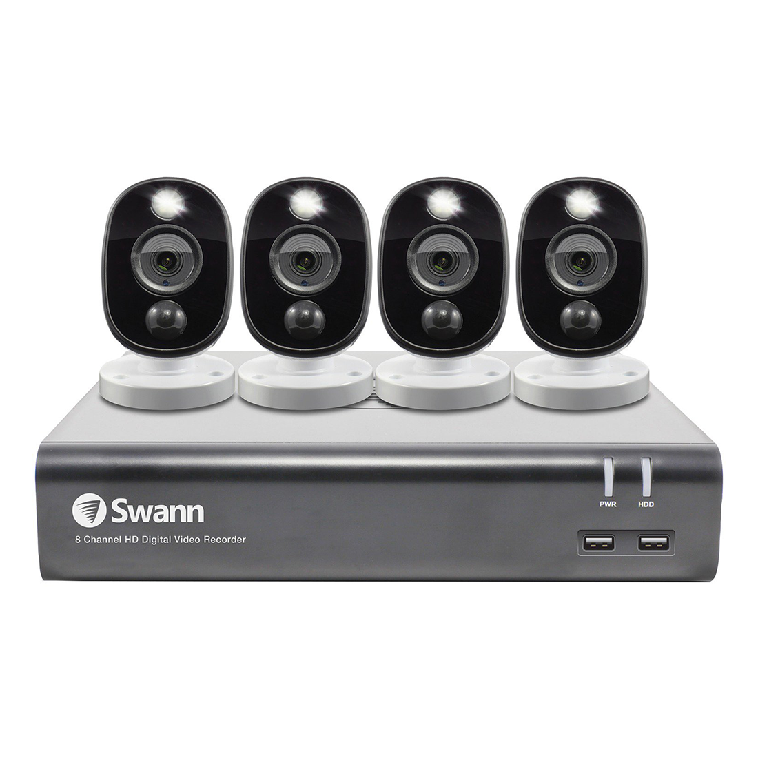Swann Home 4-Camera 8-Channel DVR Security Camera System 1TB SWDVK-845804WL-US