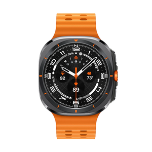 Samsung Galaxy Watch Ultra 47mm LTE Titanium Gray w Orange Band SM-L705UDAAXAA