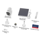 Swann Xtreem 4K Eco Security Camera w Solar Panel 2-Way Talk SWIFI-4KXTRMECO-US