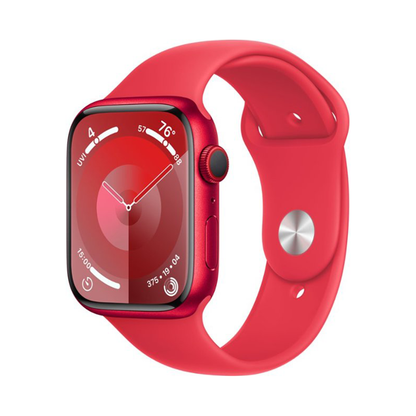 Apple Watch Series 9 45mm GPS (PRODUCT)RED w/ RED Sport Band MRXJ3LL/A