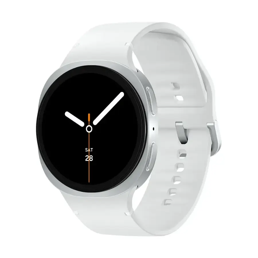 Samsung Galaxy Watch 8 44mm Smartwatch Silver SM-L330NZSCXAA w/ 2 Chargers