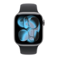 Apple Watch Series 11 42mm GPS Space Gray w Black Sport Band S/M MEQW4LW/A 2025