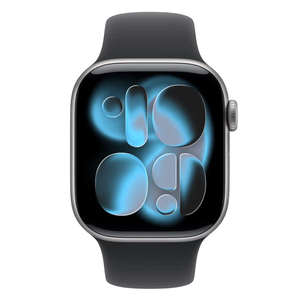 Apple Watch Series 11 42mm GPS Space Gray Case w Black Sport Band M/L MEQX4LW/A