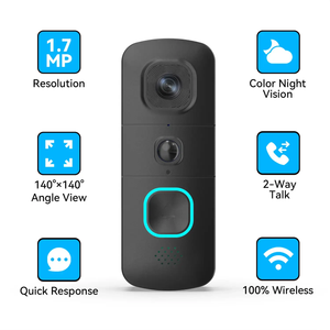 Swann EVO HD Wi-Fi Video Doorbell w/ Motion Detection, Night Vision SWIFI-SEVDBC