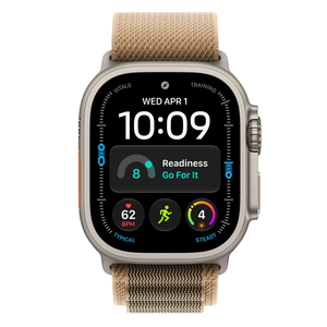 Apple Watch Ultra 4 49mm Cell Natural Titanium w Desert Alpine Loop L MJAG4LS/A