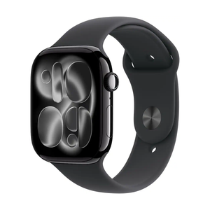 Apple Watch Series 11 46mm Cell Black Aluminum Case w Sport Band M/L MFC44LW/A