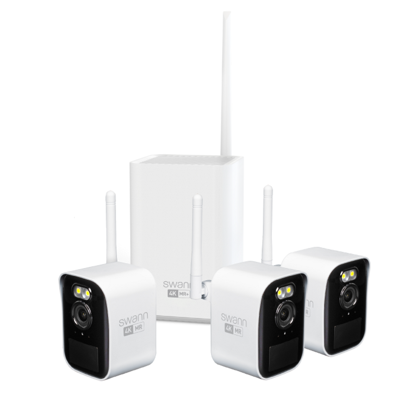 Swann MaxRanger4K 4-Camera Long-Range Wireless Security System SWNVK-MRMINISD3