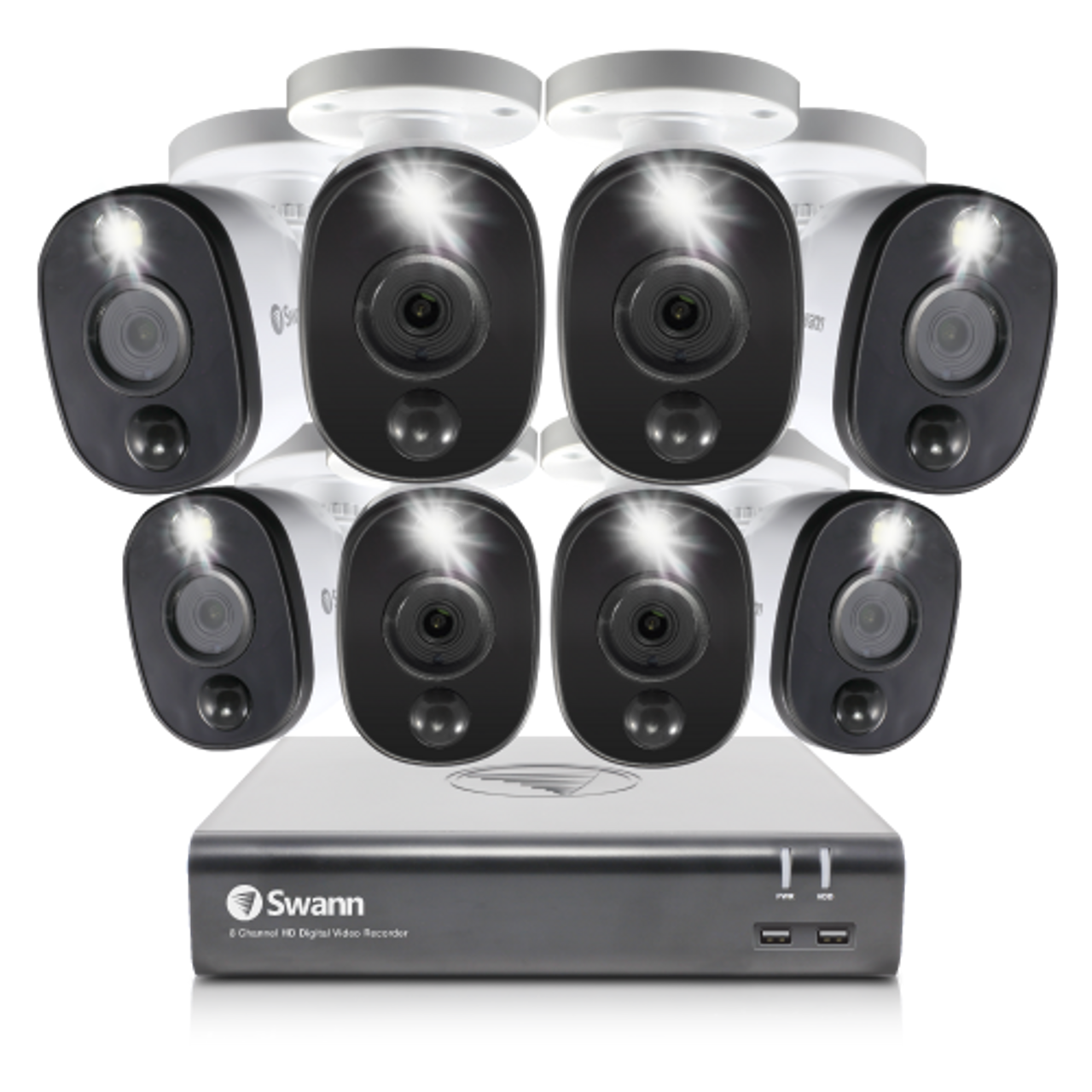 Swann 8 Channel 8 Camera DVR 1080p FHD Security System 1TB SWDVK-845808WL-US