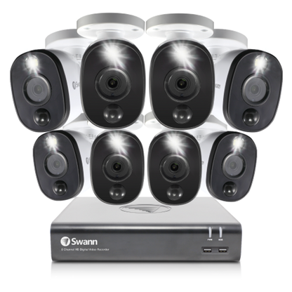 Swann 8 Channel 8 Camera DVR 1080p FHD Security System 1TB SWDVK-845808WL-US