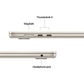 Apple MacBook Air 15" Apple M4 chip 24GB RAM 512GB SSD Starlight MC6K4LL/A 2025