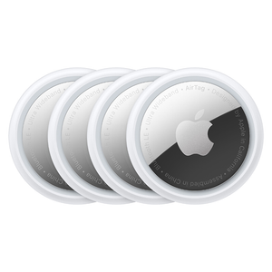 Apple AirTag Location Tracker 4 Pack Silver/White MX542AM/A
