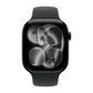 Apple Watch Series 11 46mm Cell Jet Black Case w Black Sport Band S/M MFC24LW/A