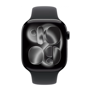 Apple Watch Series 11 46mm Cell Black Aluminum Case w Sport Band M/L MFC44LW/A