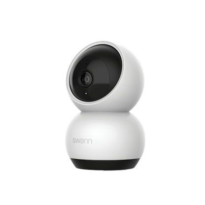 Swann EVO Pan & Tilt Wi-Fi Camera w Night Vision + Siren - White - SWIFI-SE2KPT