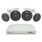 Swann 4 Camera 8 Channel 1080p FHD DVR Security System White SWDVK-84880W4AOC-US