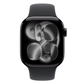Apple Watch Series 11 42mm GPS Jet Black Case w Black Sport Band S/M MEQT4LW/A