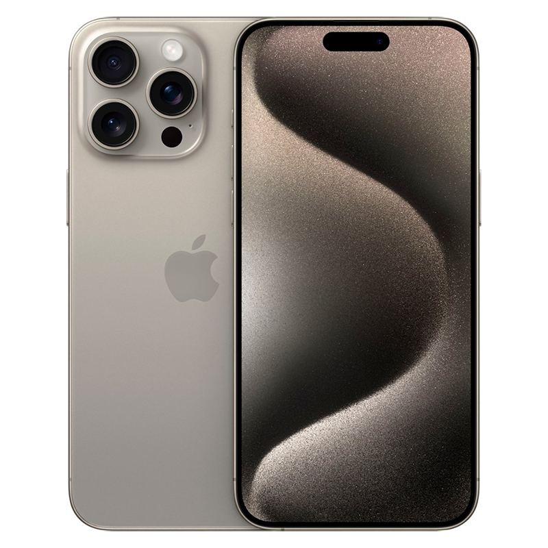 Apple iPhone 15 Pro Max 256GB Natural Titanium - (Factory Unlocked) MU683LL/A