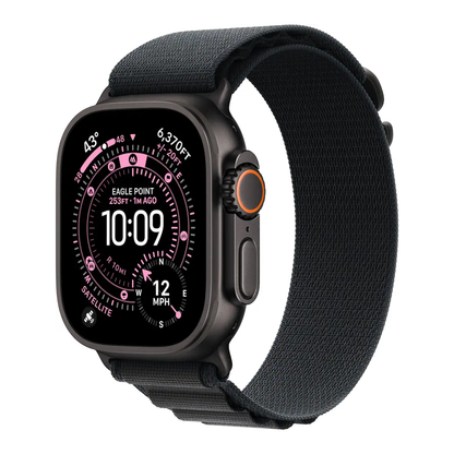 Apple Watch Ultra 3 49mm GPS+Cell Black Titanium w/ Alpine Loop L MF0X4LW/A 2025