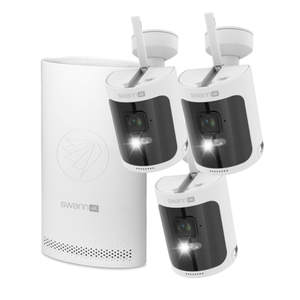 Swann AllSecure4K 3 Camera Wireless Solar Security NVR Kit SWNVK-AS4K80SD3S3-US