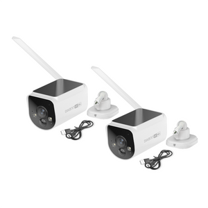 Swann MaxRanger4K Add-On Camera 2-Pack w Night Vision White SRNVW-MR4KCAMWB2