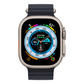Apple Watch Ultra 49mm Cellular Titanium Case w/ Midnight Ocean Band MQET3LL/A