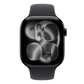 Apple Watch Series 11 46mm GPS Jet Black Case w Black Sport Band M/L MEUX4LW/A