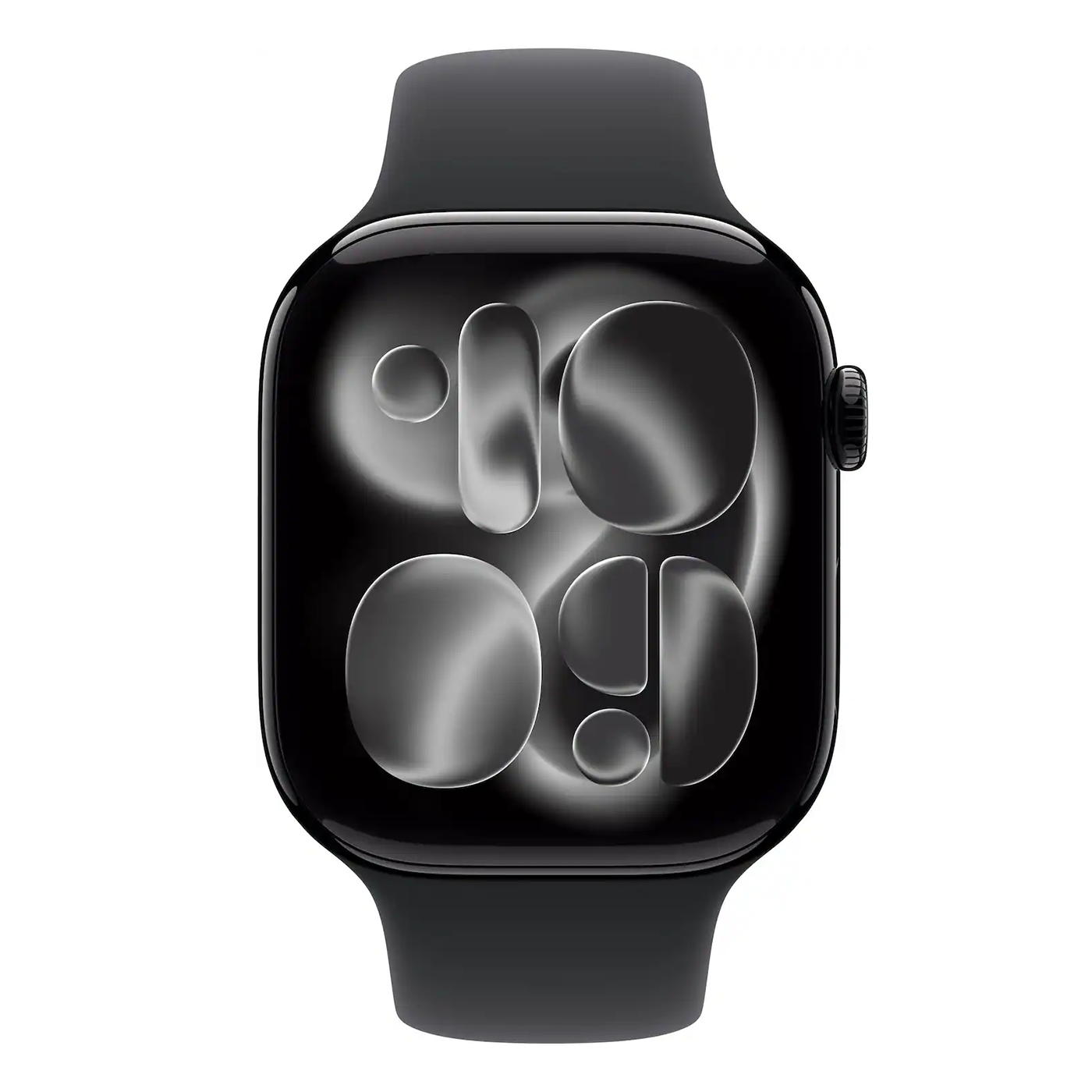 Apple Watch Series 11 46mm GPS Jet Black Case w Black Sport Band S/M MEUW4LW/A