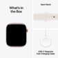 Apple Watch Series 10 46mm GPS Rose Gold Case Light Blush Band S/M MWWT3LW/A