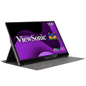 ViewSonic 15.6" FHD IPS 1080p Portable Monitor 60Hz 14ms USB-C Mini-HDMI VG1655