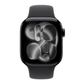 Apple Watch Series 11 42mm Cell Jet Black Case w Black Sport Band M/L MF854LW/A