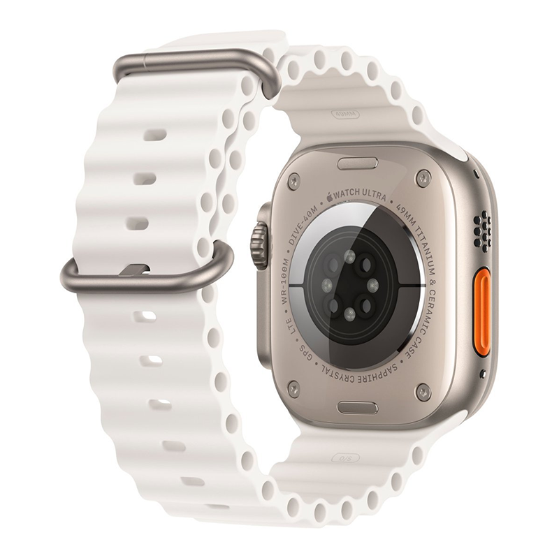 Apple Watch Ultra 2 49mm Cellular Titanium Case w/ White Apple Watch Ultra 2 49mm Cellular Titanium Case w/ White