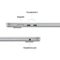 Apple MacBook Air 15" M4 Chip 16GB 1TB SSD 10-Core GPU Silver Z1DB000FMLL/A 2025