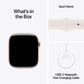 Apple Watch Series 10 46mm GPS Rose Gold Case w Light Blush Band M/L MWWU3LW/A