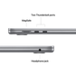 Apple MacBook Air 15" M2 Chip 8GB RAM 512GB SSD Space Gray MQKQ3LL/A 2023 Model