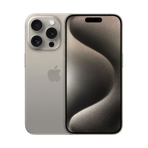 Apple iPhone 15 Pro 256GB Natural Titanium Factory Unlocked MTQU3LL/A Smartphone - quickshipelectronics