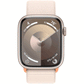 Apple Watch Series 9 45mm Cellular Starlight Case w/ Starlight Band MRMA3LL/A