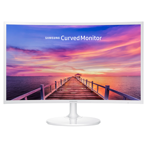 Samsung 27" Curved Monitor C27F391FHN - White 1920x1080 HDMI VGA