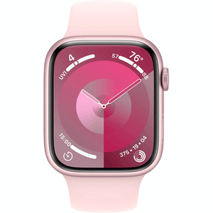 Apple Watch Series 9 45mm GPS Pink Aluminum Case w/ Pink Band MR9G3LL/A 2023 - quickshipelectronics