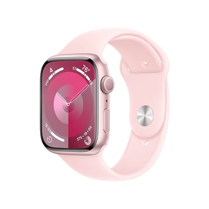 Apple Watch Series 9 41mm GPS Pink Case w/ Light Pink Band M/L MR943LL/A 2023