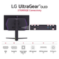 LG UltraGear OLED 2K 1440p Gaming Monitor 240hz .03ms HDR 10 G-Sync 27GR95QE-B