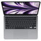 Apple Macbook Air 13.6 M2 Chip 8GB RAM 256GB RAM Space Gray MLXW3LL/A 2022 Model