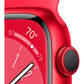 Apple Watch Series 8 45mm GPS PRODUCT (RED) Case Red Sport Band S/M MNUR3LL/A