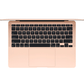 Apple Macbook Air 13.3" Laptop M1 Chip 8GB 256GB SSD Gold MGND3LL/A 2020 Model