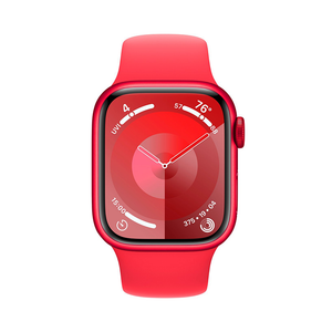 Apple Watch Series 9 GPS 41mm RED Aluminum Case w Sport Band MRXH3LL/A