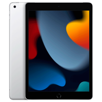 Apple 10.2" iPad 256GB Silver Cellular Silver MK6A3LL/A 2021 Model 9th Gen